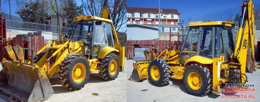 4CN - модификация с поворотной (на 30°) рукоятью обратной лопаты - Knuckle Boom.