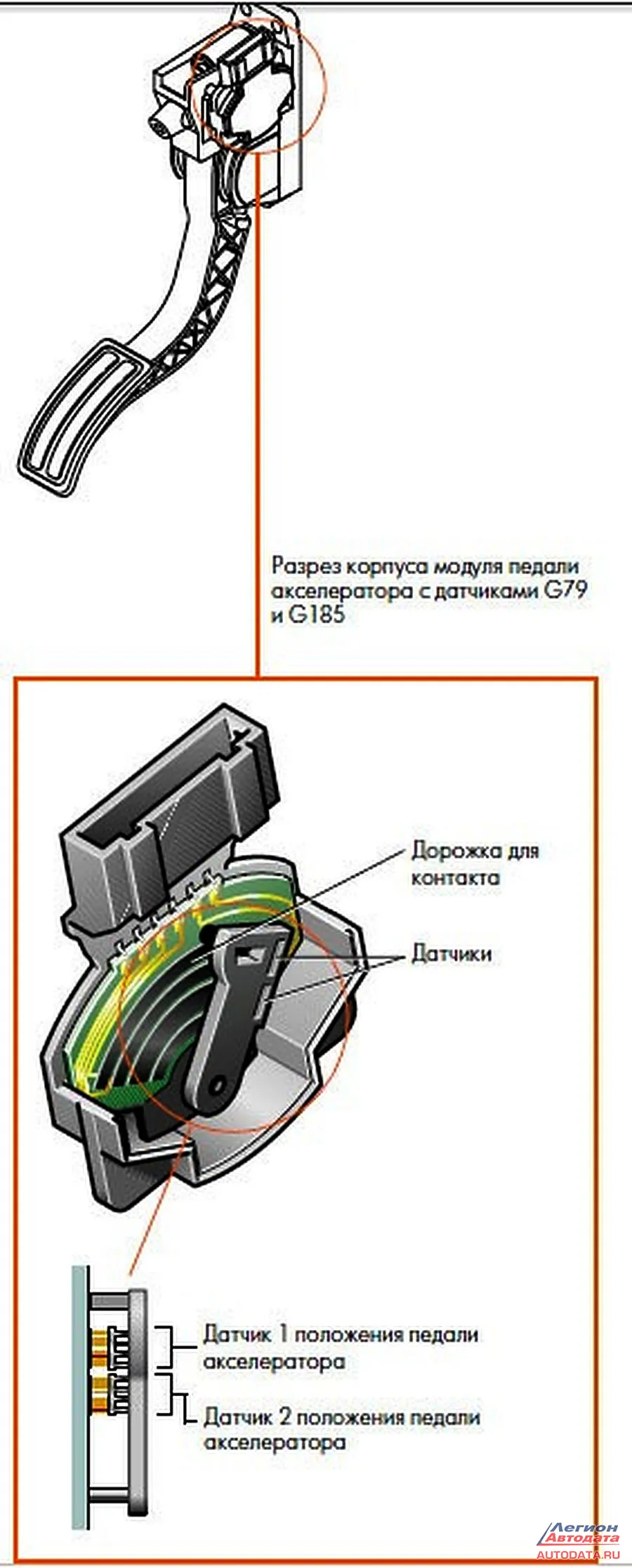 По изменениям сопротивлений этих резисторов ЭБУ понимает, что хотят от автомобиля.