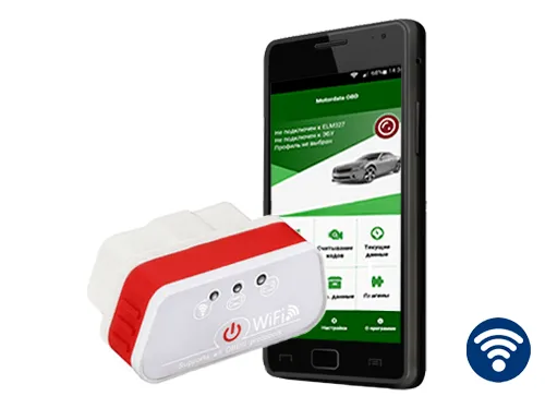Диагностический адаптер ELM327 Wi-Fi Mini S и MotorData OBD
