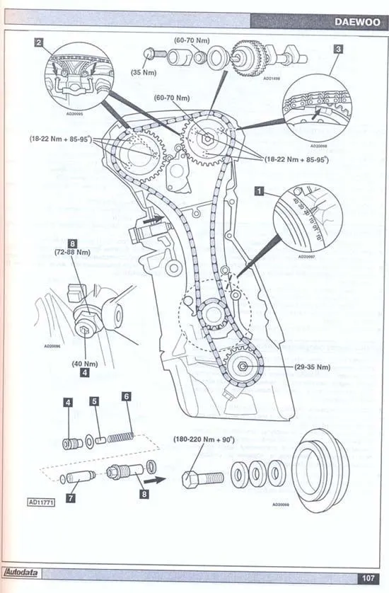 Справочник Цепи и шестерни привода механизма газораспределения бензиновых и дизельных двигателей 1988-2006 годов выпуска. Легион-Aвтодата Справочник Цепи и шестерни привода механизма газораспределения бензиновых и дизельных двигателей 1988-2006 годов выпуска. Легион-Aвтодата
