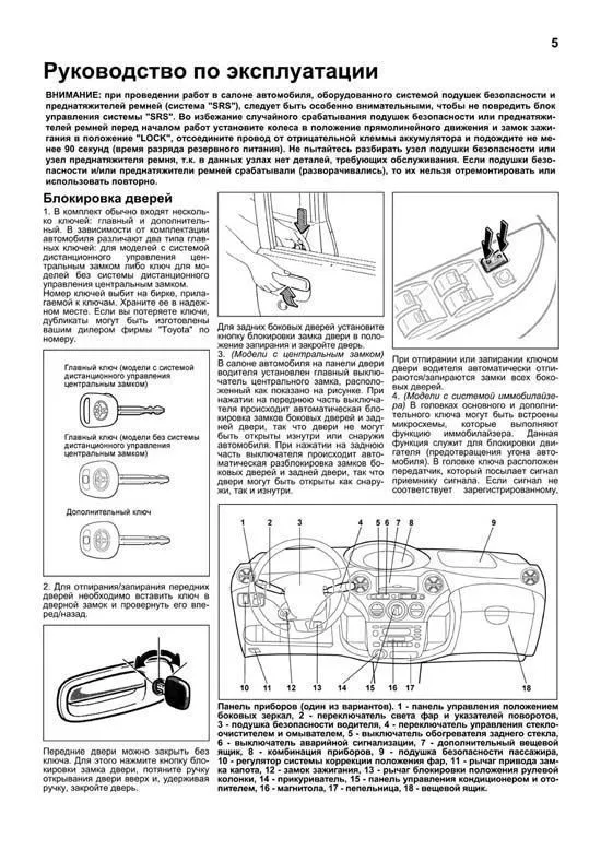 Книга Toyota Yaris, Echo, Yaris Verso 1999-2005 бензин, электросхемы. Руководство по ремонту и эксплуатации автомобиля. Профессионал. Легион-Aвтодата