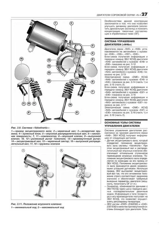 Книга BMW двигатели N40, N42, N43, N45, N46, N51, N52, N53, N54, электросхемы. Руководство по ремонту и эксплуатации. Профессионал. Легион-Aвтодата Книга BMW двигатели N40, N42, N43, N45, N46, N51, N52, N53, N54, электросхемы. Руководство по ремонту и эксплуатации. Профессионал. Легион-Aвтодата