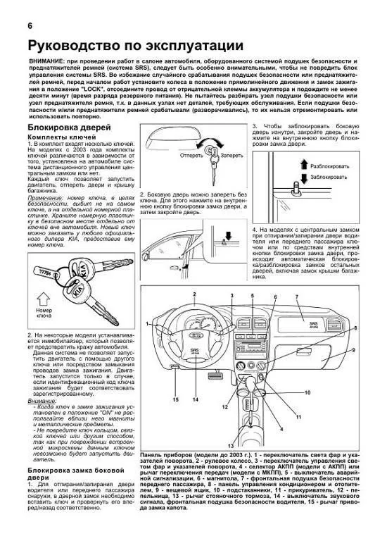 Книга Kia Rio 1 2000-2005 бензин, электросхемы. Руководство по ремонту и эксплуатации автомобиля. Легион-Aвтодата