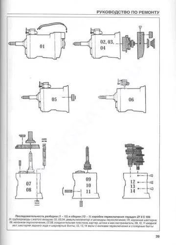 Книга Коробки переключения передач ZF 9 S 109, каталог з/ч. Руководство по ремонту и эксплуатации. Терция