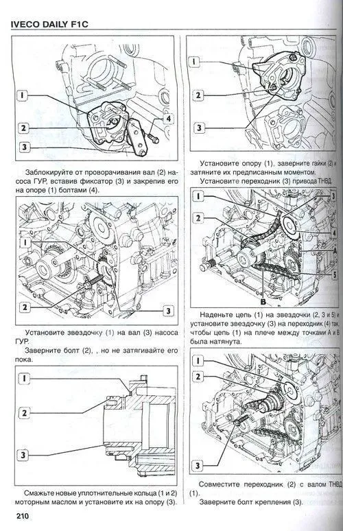 Книга Iveco Daily 2006-2011 дизель. Руководство по ремонту и техническому обслуживанию автомобиля. Том 1. ДИЕЗ