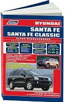 Книга Hyundai Santa Fe 2000-2006, Classic, Tagaz с 2007 бензин, дизель, электросхемы, каталог запчастей. Руководство по ремонту и эксплуатации автомобиля. Профессионал. Легион-Aвтодата