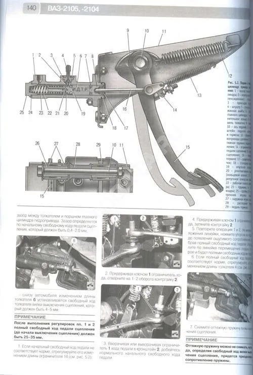 Книга ВАЗ-2105, ВАЗ-2104 2006-2012 инжектор, ч/б фото, цветные электросхемы. Руководство по ремонту и эксплуатации автомобиля. Третий Рим