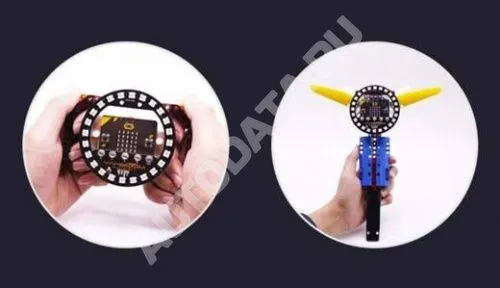 Плата Оптическое кольцо расширения Microbit програмируемая