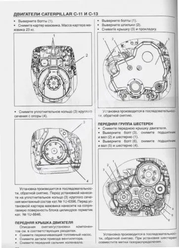 Книга Двигатели Caterpillar C11 и С13. Руководство по ремонту и эксплуатации. СпецИнфо