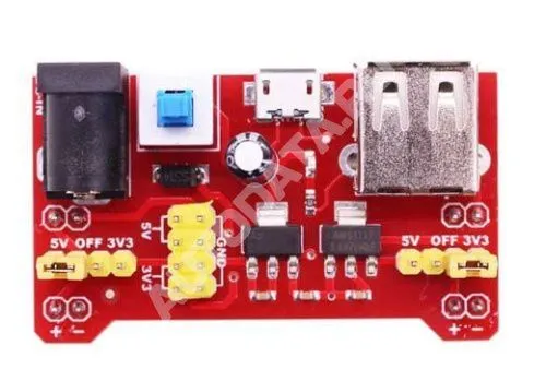 Модуль питания 3,3V 5V со входом Micro USB расширения Microbit