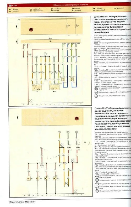 Книга Volkswagen Pointer, Gol с 2003 бензин, электросхемы. Руководство по ремонту и эксплуатации автомобиля. Монолит