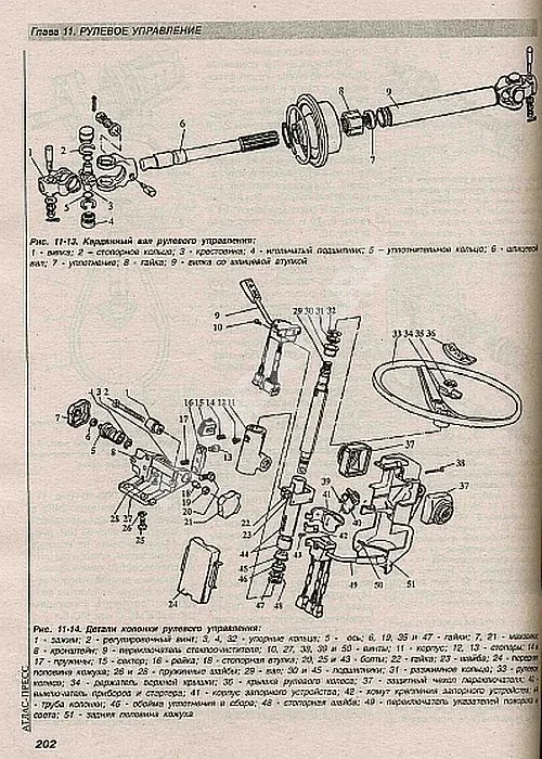 Книга ЗИЛ 5301 Бычок и автобус дизель, каталог з/ч, цветные электросхемы. Руководство по ремонту грузового автомобиля и автобуса. Атласы автомобилей