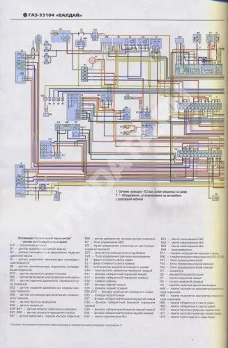Книга ГАЗ 33104 Валдай дизель, цветные электросхемы. Руководство по ремонту и эксплуатации грузового автомобиля. Третий Рим