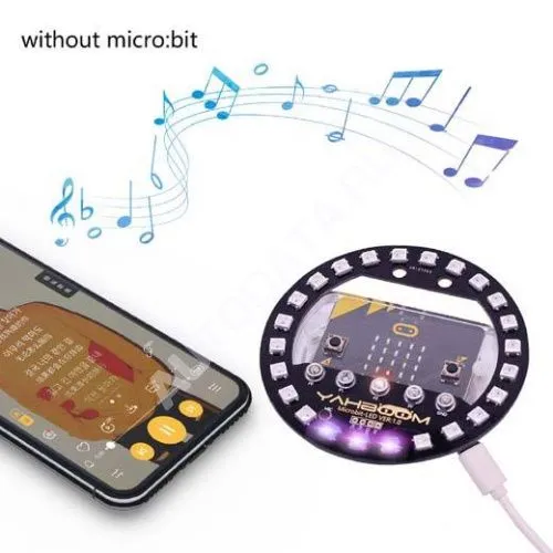 Плата Оптическое кольцо расширения Microbit програмируемая