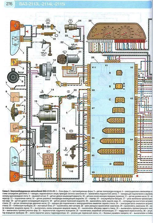 Книга ВАЗ 2113i, 2114i, 2115i c 1997 и 2007 бензин, цветные фото и электросхемы, каталог з/ч. Руководство по ремонту и эксплуатации автомобиля. Третий Рим