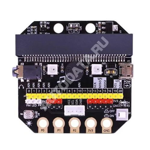 Плата IO расширения Microbit программируемая для роботов