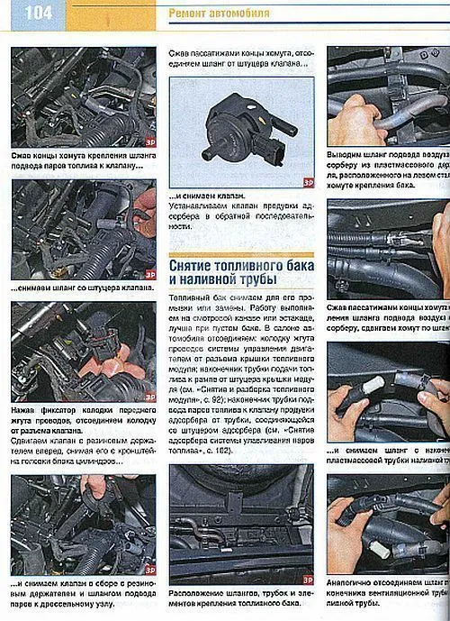 Книга Kia Rio c 2011 бензин, цветные фото. Руководство по ремонту и эксплуатации автомобиля. За Рулем