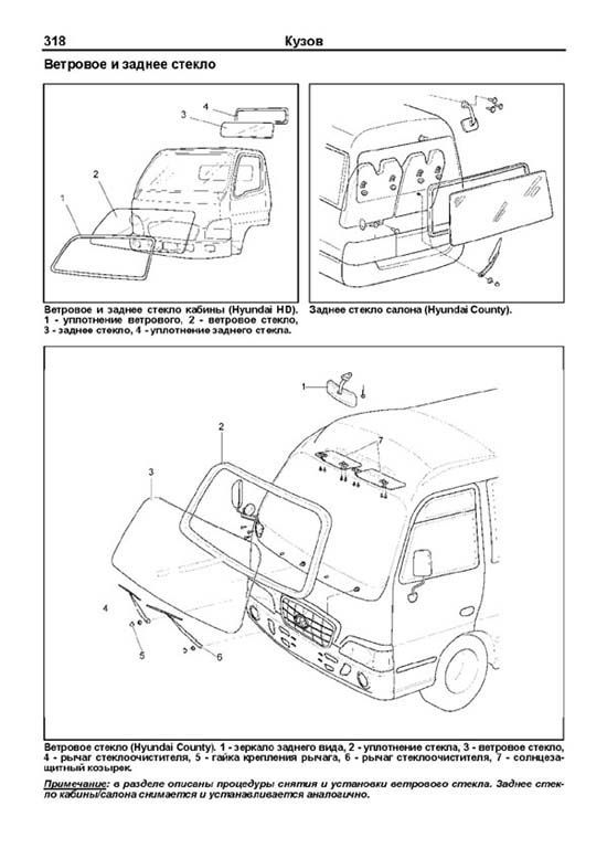 Книга Hyundai County 1998-2011 дизель, включая модели с 2011. Руководство по ремонту и эксплуатации автобуса. Автолюбитель. Легион-Aвтодата