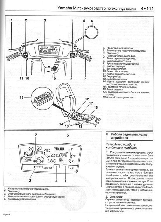 Книга Скутеры Honda, Suzuki, Yamaha и другие 1993-2002, иллюстрации и фото. Руководство по ремонту и техническому обслуживанию. Алфамер