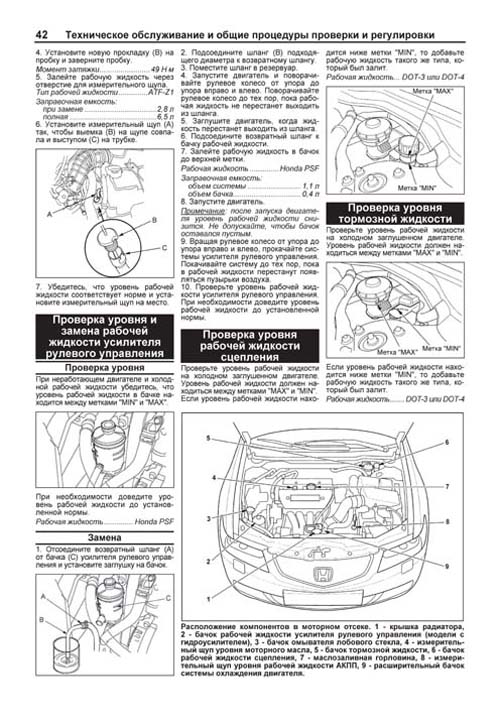 Книга Honda Accord 2003-2008 бензин, электросхемы. Руководство по ремонту и эксплуатации автомобиля. Профессионал. Легион-Aвтодата