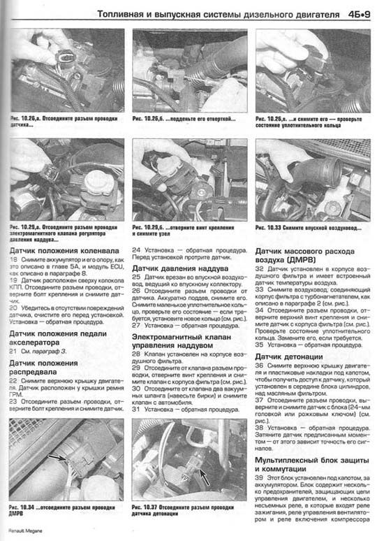 Книга Renault Megane 2 2002-2005 бензин, дизель, ч/б фото, цветные электросхемы. Руководство по ремонту и эксплуатации автомобиля. Алфамер