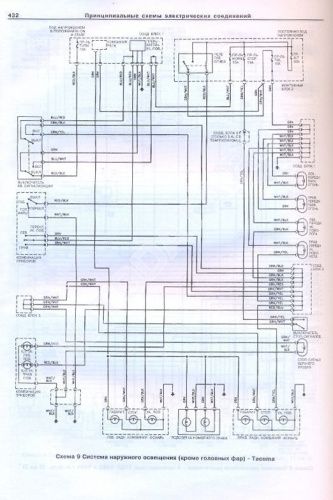 Книга Toyota Tacoma, 4Runner, T100 1993-1998 бензин, электросхемы. Руководство по ремонту и эксплуатации автомобиля. Арус