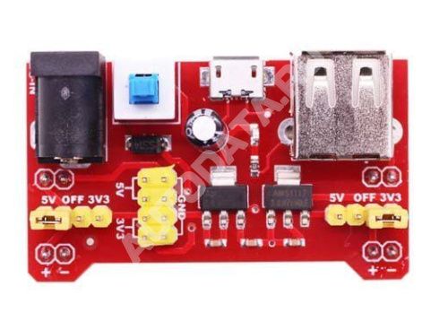 Модуль питания 3,3V 5V со входом Micro USB расширения Microbit