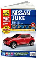 Книга Nissan Juke c 2011 бензин, цветные фото и электросхемы. Руководство по ремонту и эксплуатации автомобиля. Третий Рим