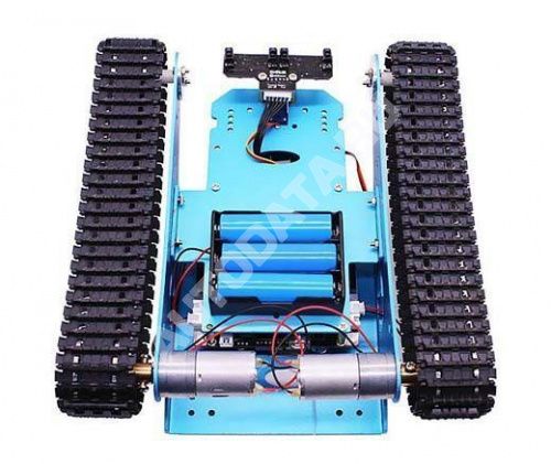 Робот конструктор Arduino программируемый гусеничный танк G1