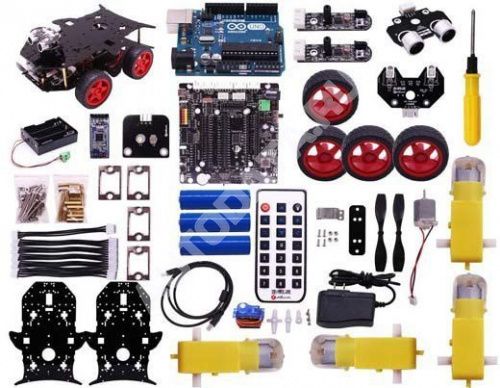 Робот конструктор Arduino программируемый Черепаха 4WD