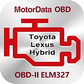 Плагин MotorData ELM327 OBD Диагностика автомобилей Toyota и Lexus Hybrid