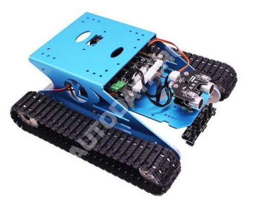 Робот конструктор Arduino программируемый гусеничный танк G1