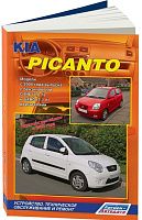 Книга Kia Picanto 2004-2011, рестайлинг с 2008 бензин, электросхемы. Руководство по ремонту и эксплуатации автомобиля. Легион-Aвтодата