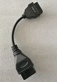 Переходник OBD2 GAZ 12 pin для диагностики грузовых автомобилей и спецтехники ГАЗ, УАЗ, Renault