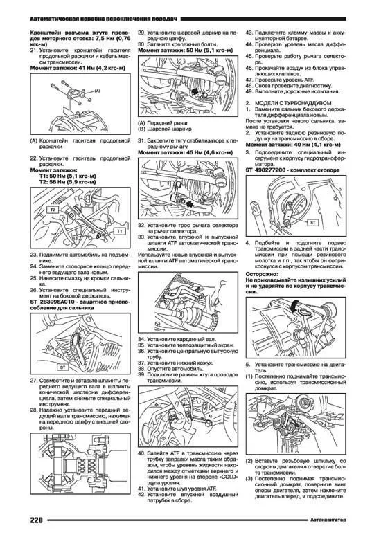 Книга Subaru Forester SH 2010-2013 бензин, электросхемы. Руководство по ремонту и эксплуатации автомобиля. Автонавигатор