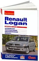 Книга Renault Logan 2004-2009 бензин, цветные фото и электросхемы. Руководство по ремонту и эксплуатации автомобиля. За Рулем