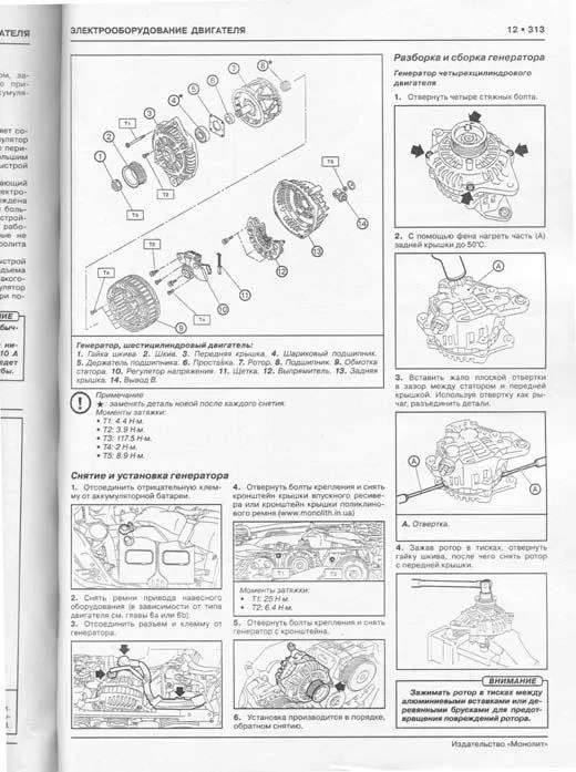 Книга Subaru Legacy Bm, Br, Outback с 2009, обновление с 2012 бензин электросхемы. Руководство по ремонту и эксплуатации автомобиля. Монолит