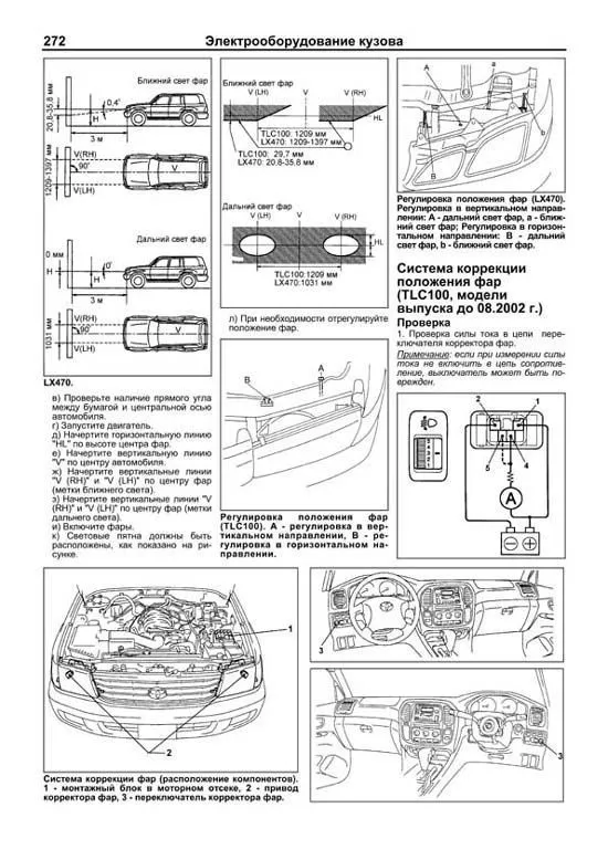 Книга Toyota Land Cruiser 100, Lexus LX470 1998-2007, рестайлинг с 2002 бензин, каталог з/ч, электросхемы. Руководство по ремонту и эксплуатации автомобиля. Автолюбитель. Легион-Aвтодата