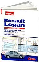 Книга Renault Logan 2004-2009 бензин, цветные электросхемы и фото. Руководство по ремонту электрооборудования автомобиля. За Рулем