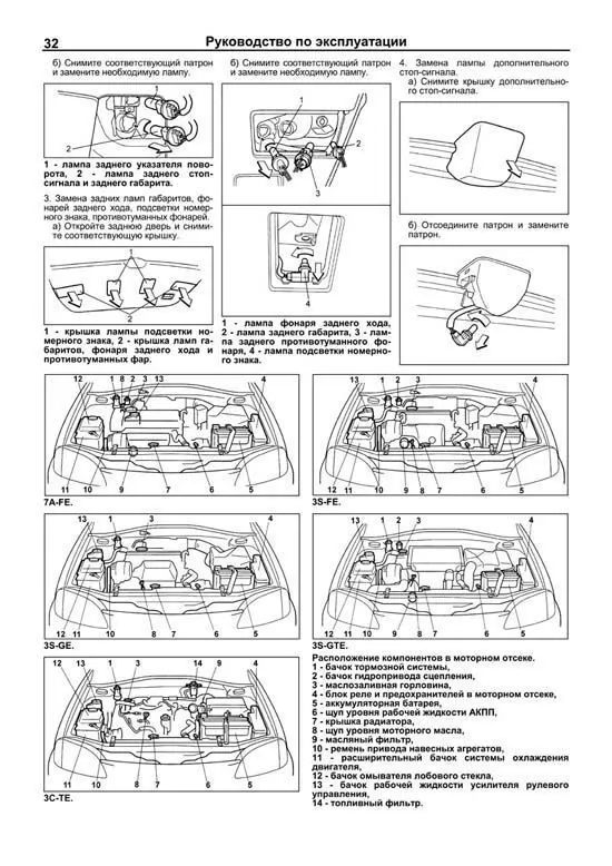 Книга Toyota Caldina 1997-2002 бензин, дизель, электросхемы. Руководство по ремонту и эксплуатации автомобиля. Профессионал. Легион-Aвтодата