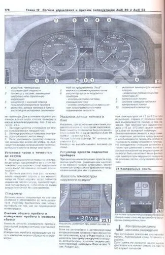 Книга Audi 80 В4 с 1991 бензин, электросхемы. Руководство по ремонту и эксплуатации автомобиля. Арус