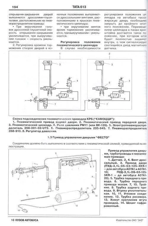 Книга TATA 613, I-VAN A07A с 2005 дизель, электросхемы. Руководство по ремонту и эксплуатации автомобиля. Монолит