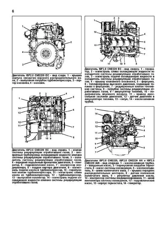 Книга Cummins двигатель ISF2.8, электросхемы, каталог з/ч. Руководство по ремонту и эксплуатации. Профессионал. Легион-Aвтодата